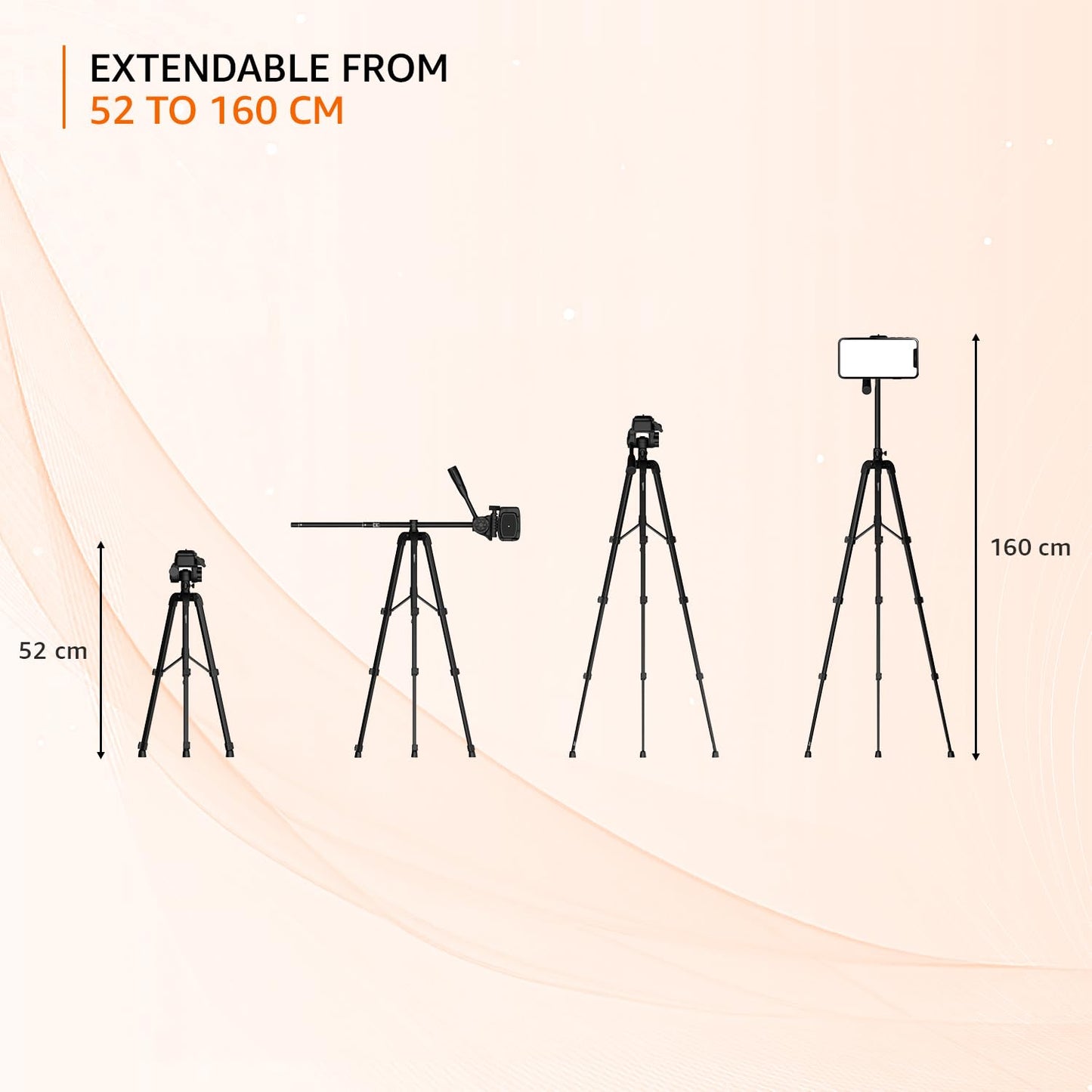 tripod extendable from