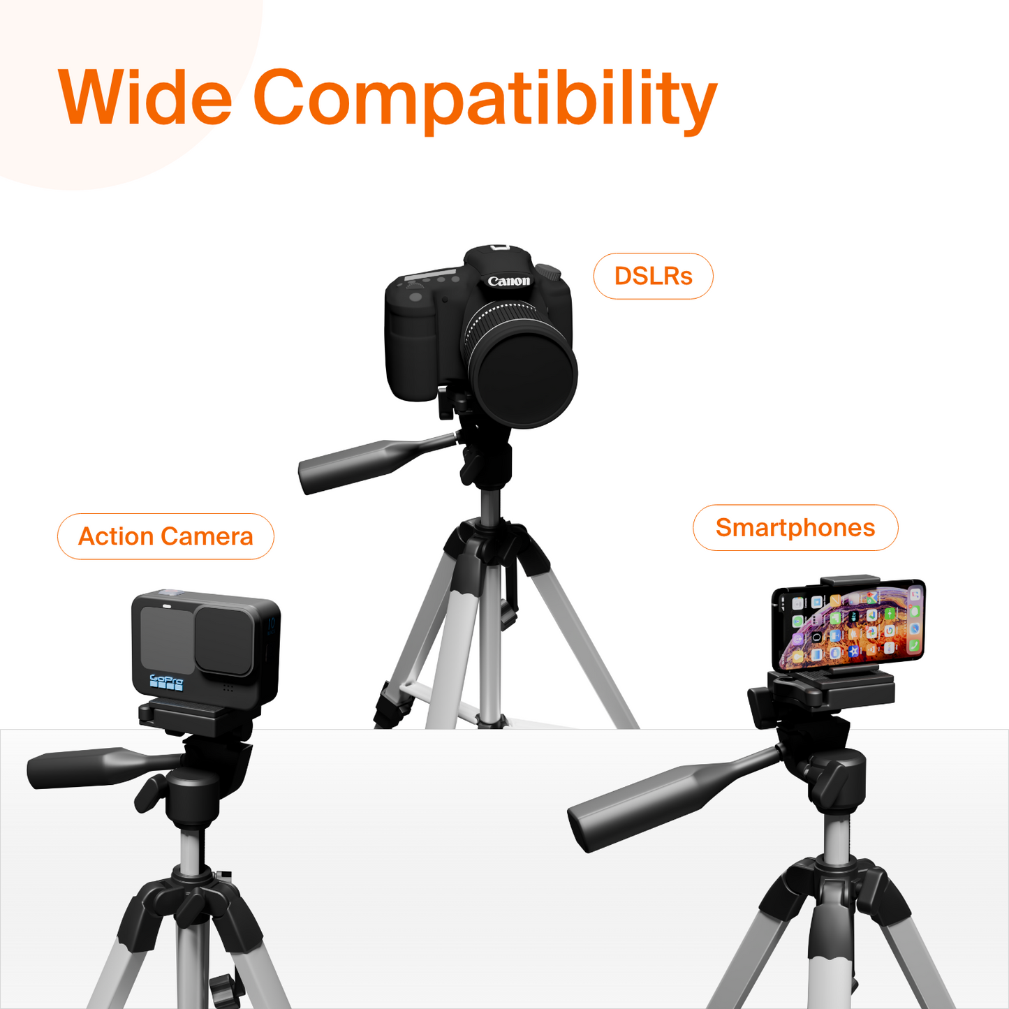 Truesnap 50 inch Tripod 48-145cm