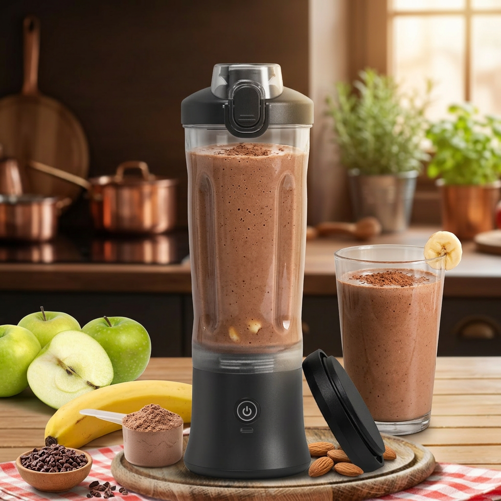 Chocolate Banana Protein Smoothie