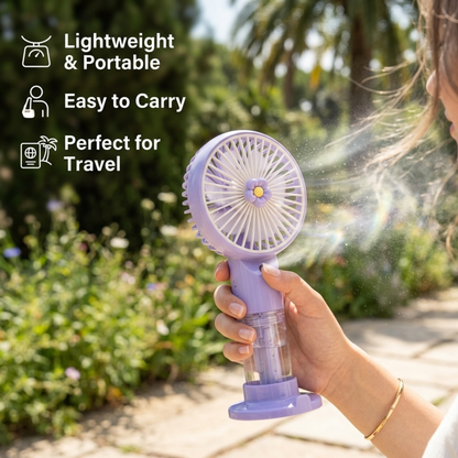 Mini Spray Handheld Fan