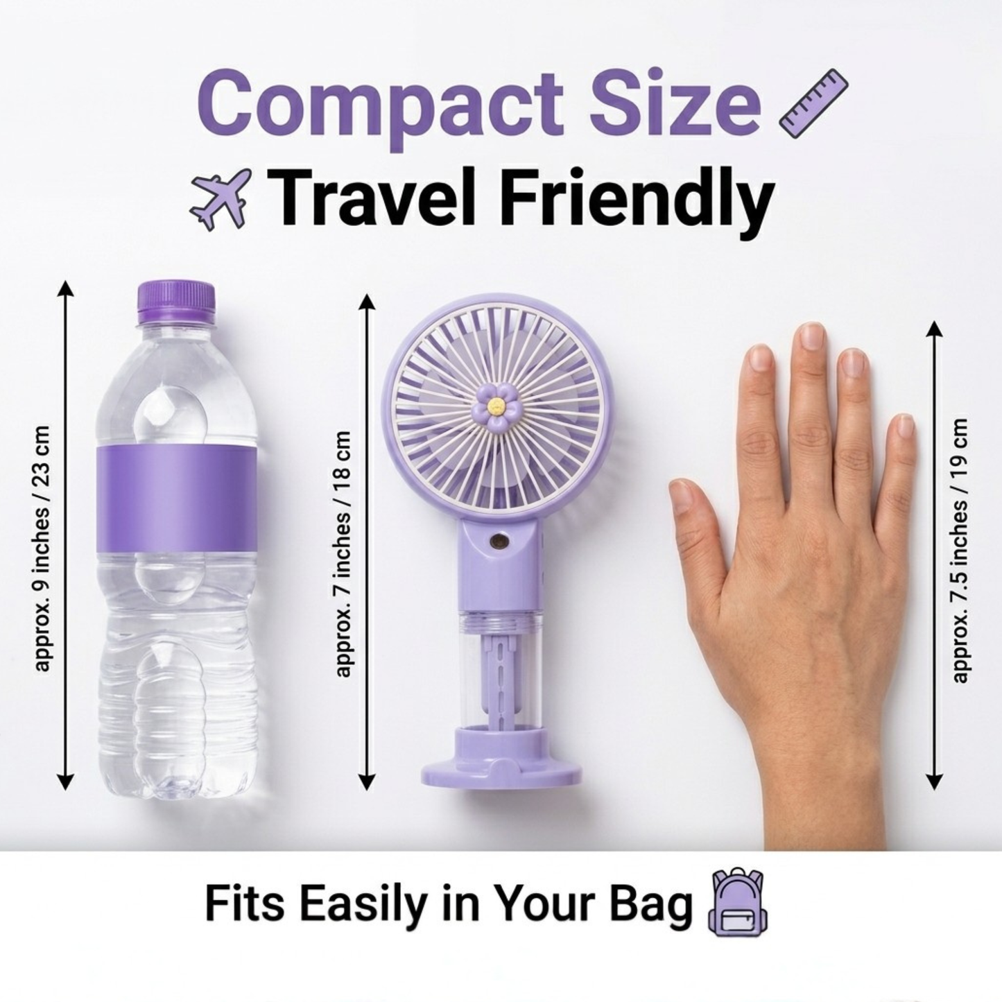 Mini Spray Handheld Fan