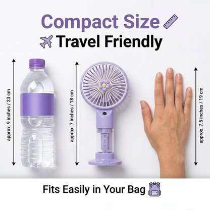 Mini Spray Handheld Fan