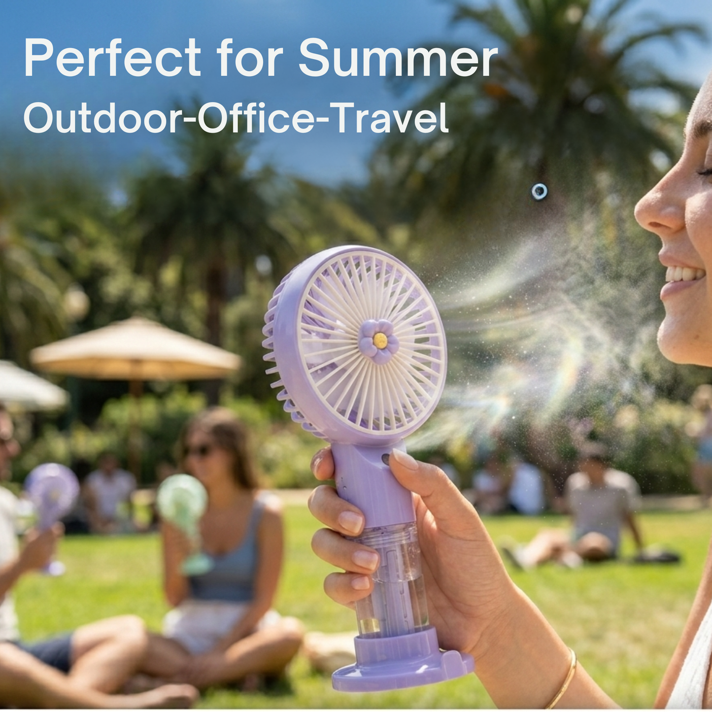 Mini Spray Handheld Fan
