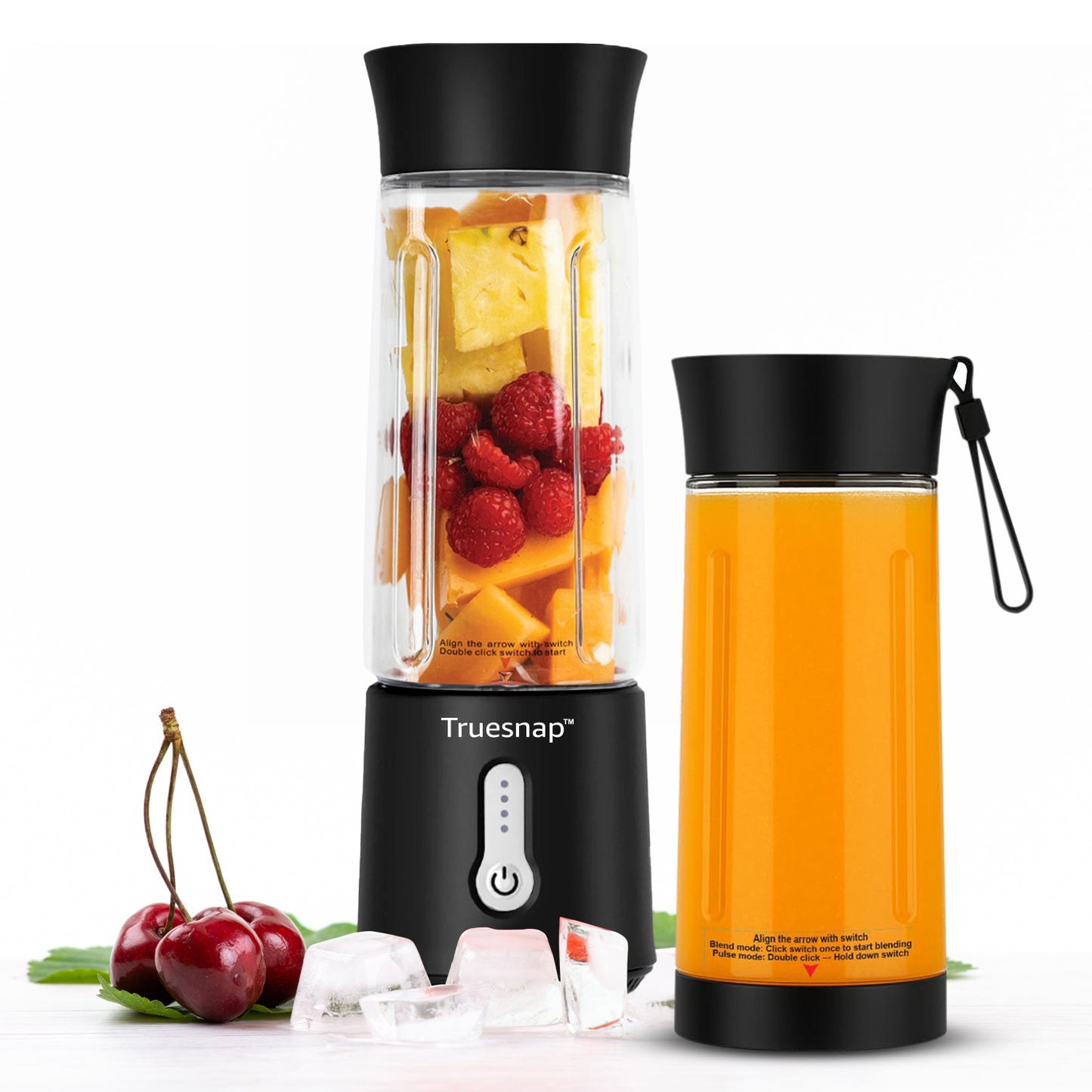 Truesnap Quix Pro Portable Blender – 230W, 500ml Rechargeable Smoothie Maker
