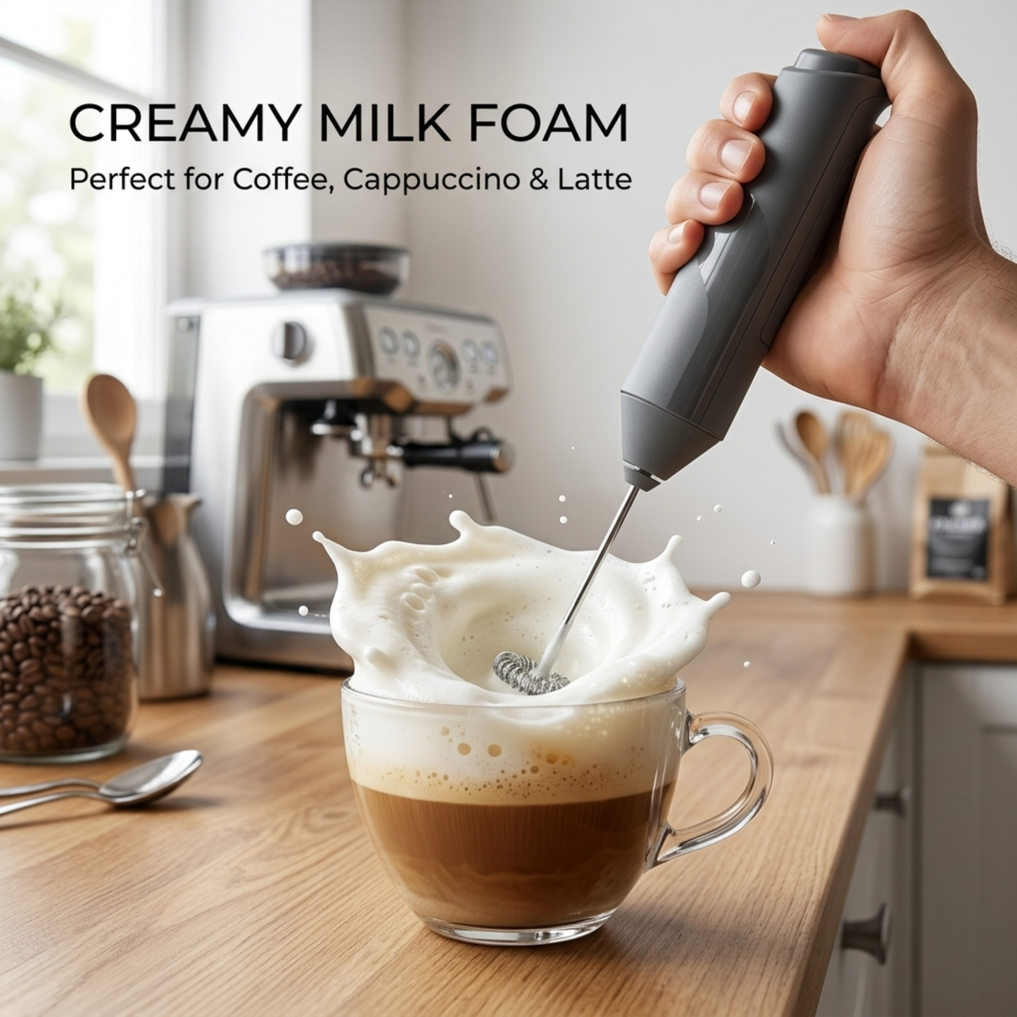 Mini Wireless Automatic Milk Frother