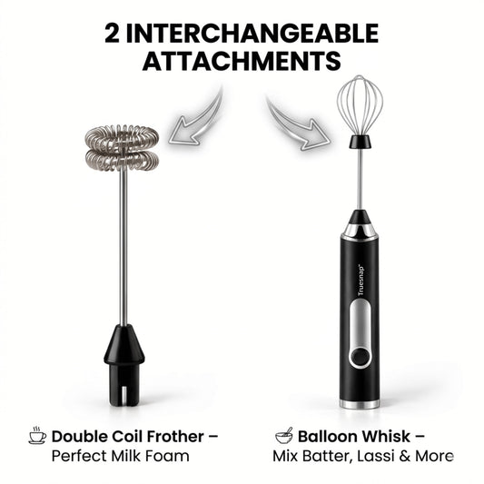 Mini Electric USB Rechargeable Handheld Milk Frother & Egg Beater