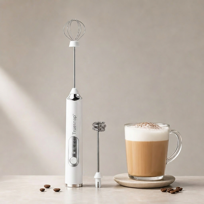 Mini Electric USB Rechargeable Handheld Milk Frother & Egg Beater