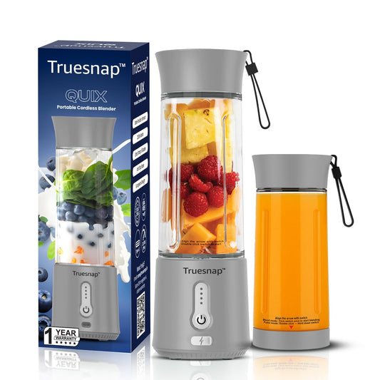Truesnap Quix Pro Portable Blender – 230W, 500ml Rechargeable Smoothie Maker