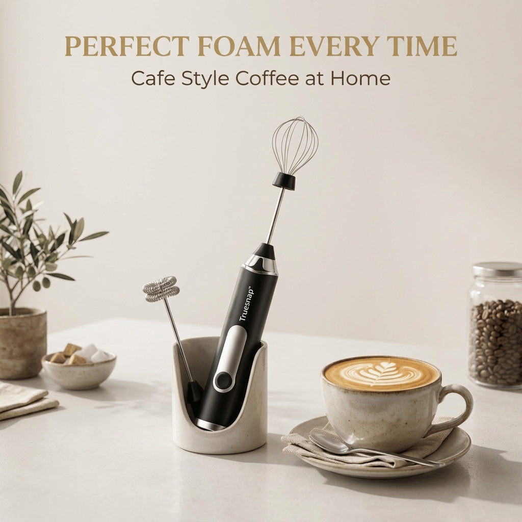 Mini Electric USB Rechargeable Handheld Milk Frother & Egg Beater