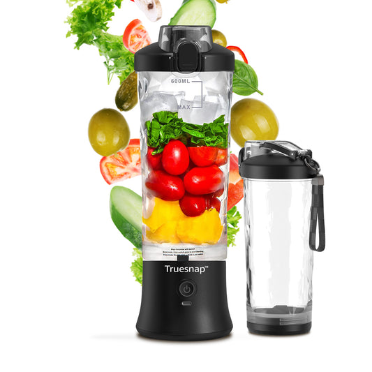 Truesnap Blitz Portable Blender – 230W High-Speed Smoothie Maker | 600ml Capacity, Dual Mode, USB-C Rechargeable, Leakproof & BPA-Free