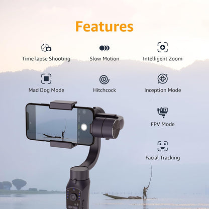 Amazon Basics 3 axis Gimbal Stabilizer for Smartphones