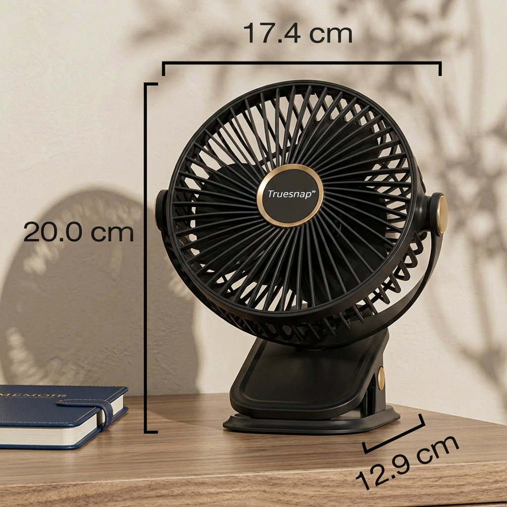 USB Rechargeable Clip Fan