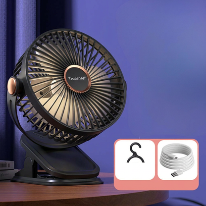 USB Rechargeable Clip Fan
