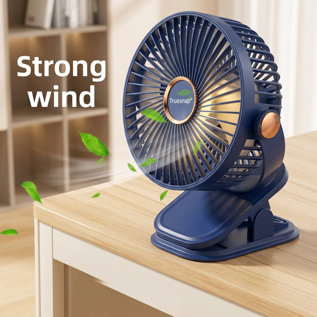 USB Rechargeable Clip Fan